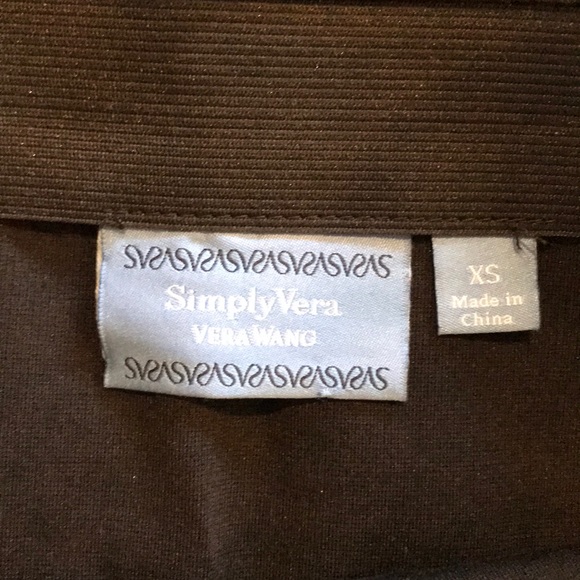 NWOT Simply Vera Wang artistic black mini skirt - Picture 3 of 5